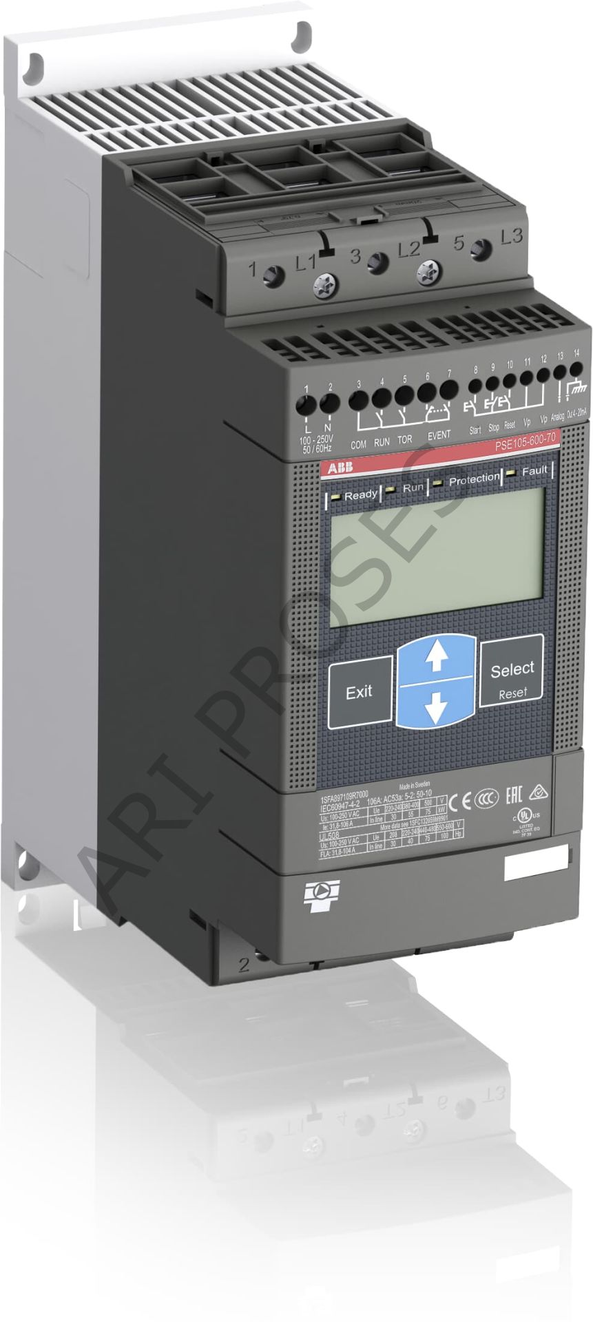ABB PSE105-600-70 Softstarter 1SFA897109R7000 Yumuşak Yolverici 55kW