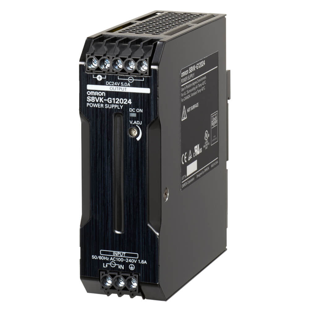 Omron S8VK-G12024 | 120W 24V DIN Ray Güç Kaynağı