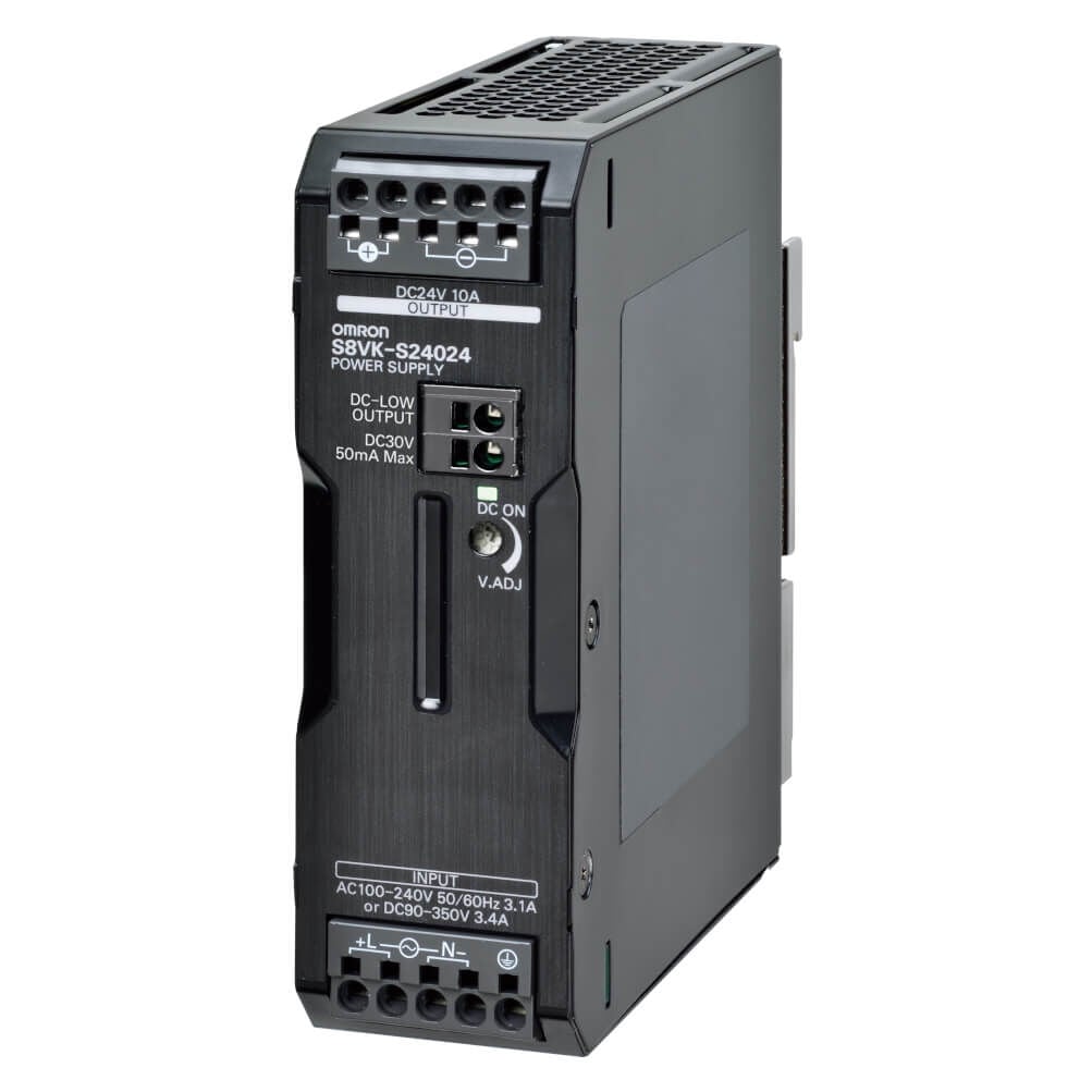 Omron S8VK-S24024 Güç Kaynağı 24V DC 10A 240W Ray Tipi Güç Kaynağı