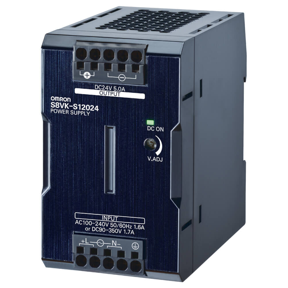 Omron S8VK-S12024 Güç Kaynağı 24V DC 5A 120W Ray Tipi