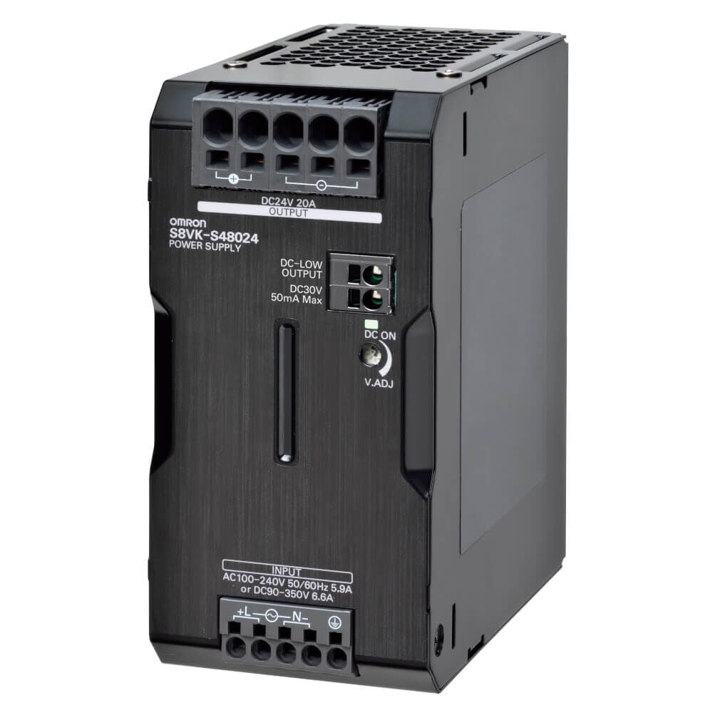 Omron S8VK-S48024: Pano İçinde 480W Yüksek Verimlilik ve Güven