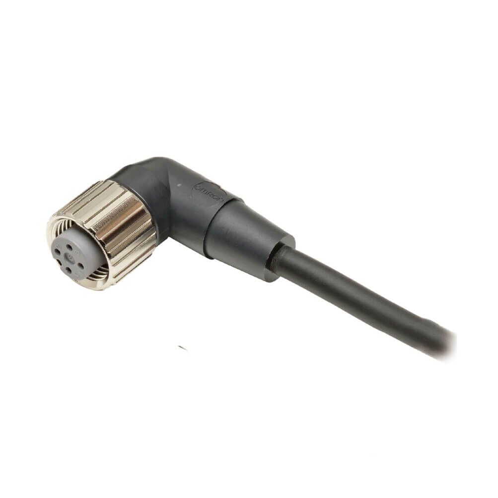 OMRON XS2F-LM12PVC4A5M M12 Açılı Dişi Sensör Kablosu (4 Pin, 5m, PVC, IP67)
