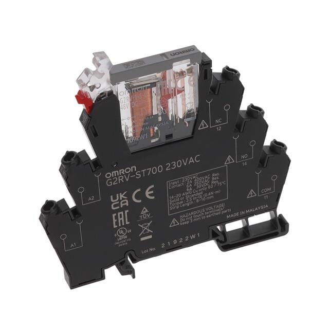 OMRON G2RV-ST700 230VAC 6A 6.2mm Slim İnce Arayüz Rölesi