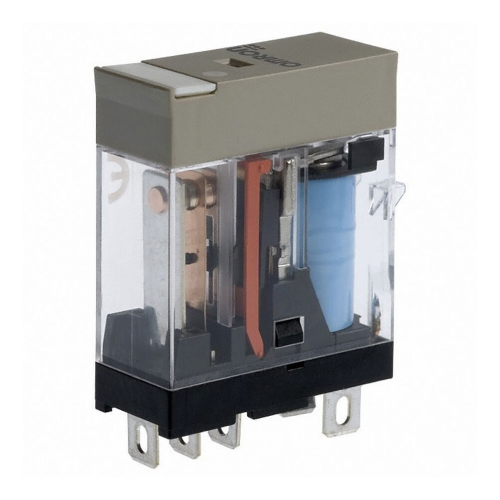OMRON G2R-1-SN 24VDC (S) 10A 1 Kutuplu Test Butonlu Geçmeli Güç Rölesi