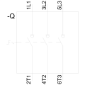Siemens 3LD2704-0TK51 SENTRON 3 Kutuplu 100A Acil Stop Emniyet Şalteri (Taban Montajlı)