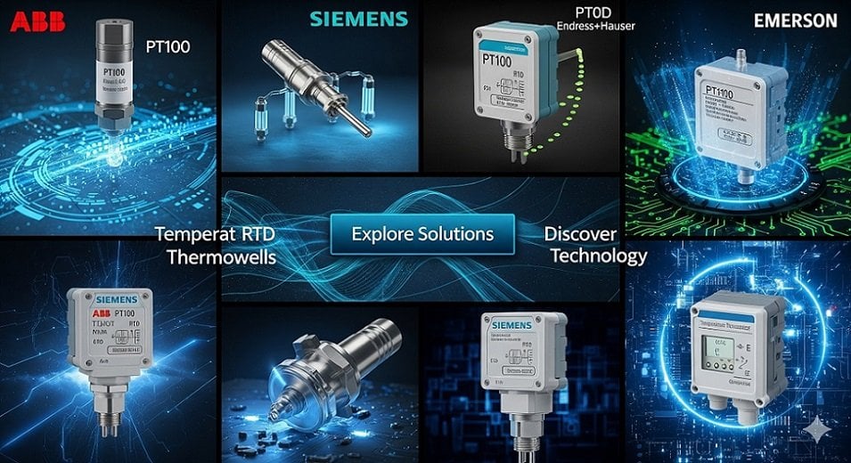 Sıcaklık Ölçüm Ürünleri (PT100, Termokupl, Çeviriciler, Transmitter)